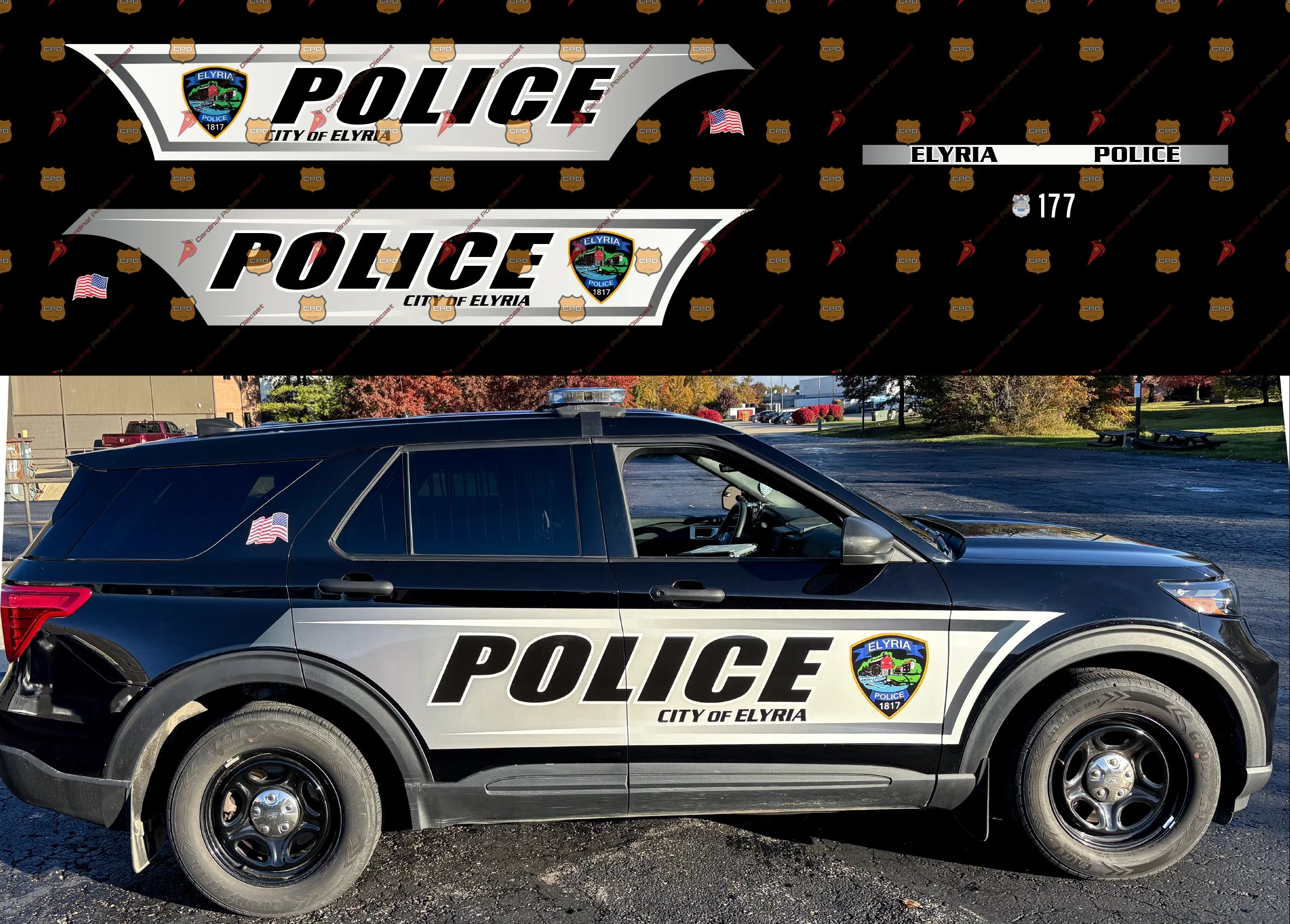 Howard County, MD Police Department Classic — Cardinal Police Diecast